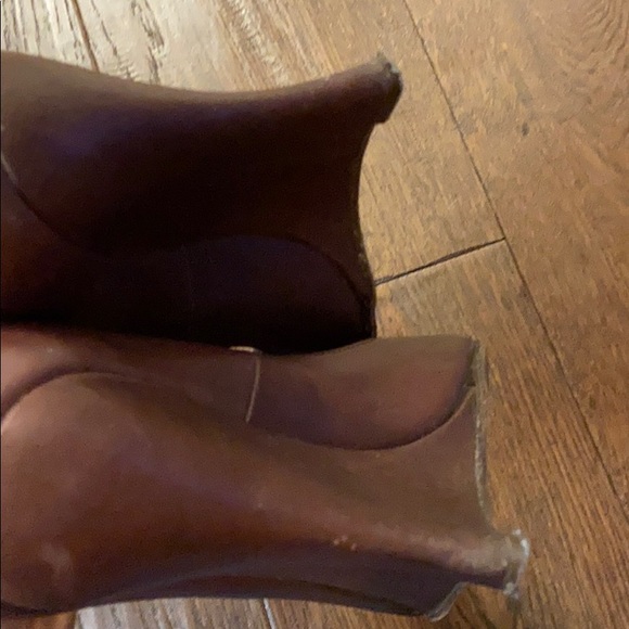 PACO GIL brown leather maryjane wedge pumps - Picture 5 of 9